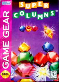 Super Columns Sega Game Gear  box art